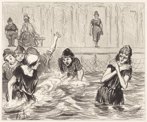 Vaskekonerne af Honoré Daumier