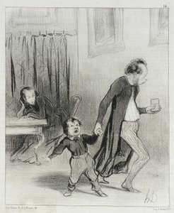 Blåstrømperne (serie af tryk) af Honoré Daumier