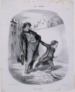 Les Papas- En model søn af Honoré Daumier