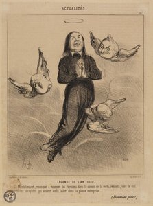 „Legenden om året 1850“ af Honoré Daumier
