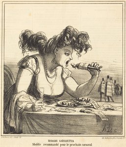 Madame Gargantua af Honoré Daumier