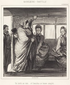 Madeleine-Bastille af Honoré Daumier