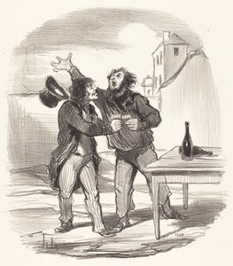 Medlem... af 10. december, der tager... af Honoré Daumier