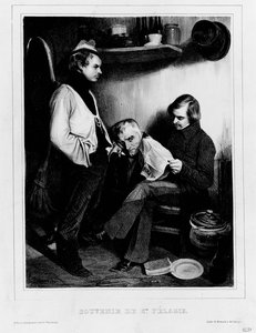 Minder om Sainte-Pelagie af Honoré Daumier