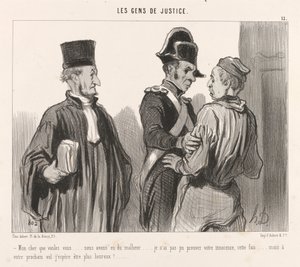 Min kære, hvad vil du have... af Honoré Daumier