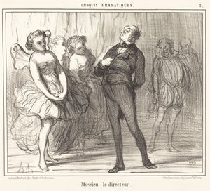 Instruktøren Mossie af Honoré Daumier