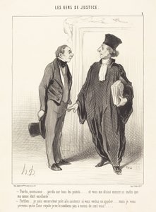 Tabt, hr... tabt på alle punkter... af Honoré Daumier