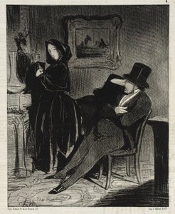 Oftere end jeg vil føre dig... til bal... af Honoré Daumier