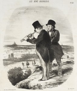 For en smuk udsigt, her er en smuk udsigt! af Honoré Daumier