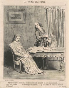 Skubbet tilbage... en dør står åben for mig... af Honoré Daumier