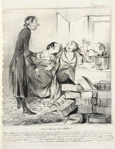 Robert Macaire, bibelsælger af Honoré Daumier