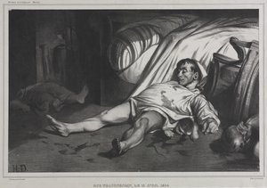 Rue Transnonain, 15. april 1834 af Honoré Daumier