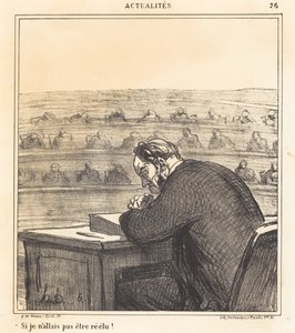 Hvis jeg ikke skulle genvælges! af Honoré Daumier