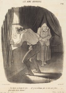 Seks grader under nul... af Honoré Daumier