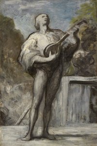 Troubaduren af Honoré Daumier