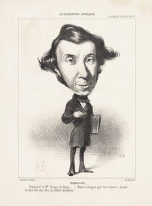 Tocqueville, 1849 af Honoré Daumier