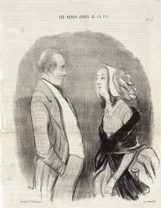 En kunstners forlovelse af Honoré Daumier