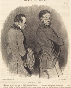 En moderne dragt af Honoré Daumier