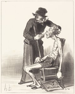 En ulykkelig bryder af Honoré Daumier