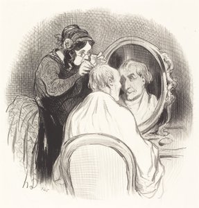 En herre, der er ved at være for ung af Honoré Daumier