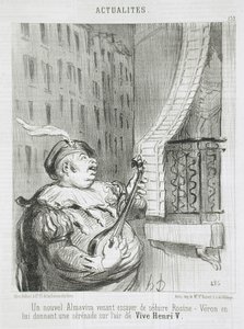 En ny Almaviva... af Honoré Daumier