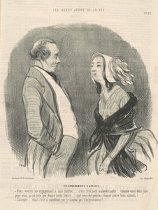 En kunstners engagement af Honoré Daumier