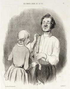 En dag med fest og seler. af Honoré Daumier