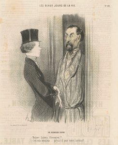 en aftale af Honoré Daumier