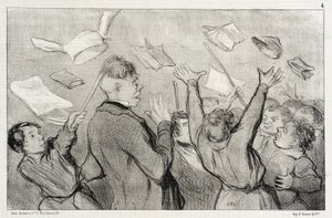 Et oprør af Honoré Daumier