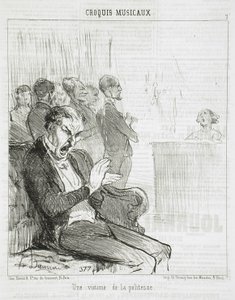 Et offer for høfligheden af Honoré Daumier