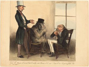Se, hr. Mayeux, dette dyr... af Honoré Daumier