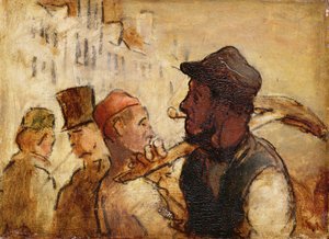 Arbejdere på gaden af Honoré Daumier