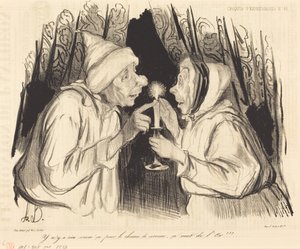 Der er intet som det mod forkølelse... af Honoré Daumier