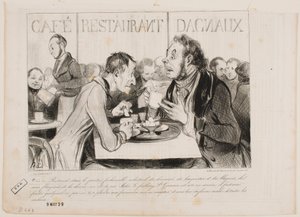 Ser du, Bertrand, i dette fashionable kvarter med industrifolk... af Honoré Daumier