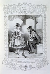 illustrationer om ideer og legender Philipon under titlen Les Cent og Robert Macaire af Honoré Daumier