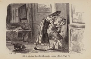 Illustration til Un Bon Petit Diable (kobberstik)