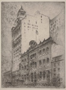 Tammany Hall (ætsning) af Horace Devitt Welsh