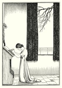 Illustration til Bjergprædikenen (kobberstik) af Horace J. Knowles