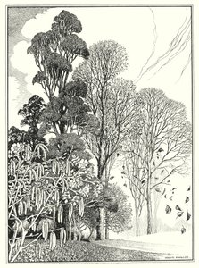 Månederne (litografi) af Horace J. Knowles