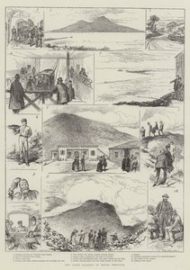 Kabelbanen op ad Vesuv af Horace Petherick