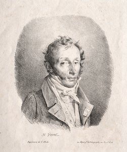 Carle Vernet af Emile Jean Horace Vernet