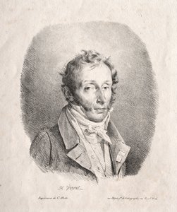Carle Vernet, 1817. af Emile Jean Horace Vernet
