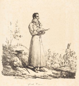 Carle Vernet, fuld længde af Emile Jean Horace Vernet