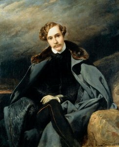 Portræt af prins Alexander Ivanovich Baryatinsky 1815-1879, 1837.