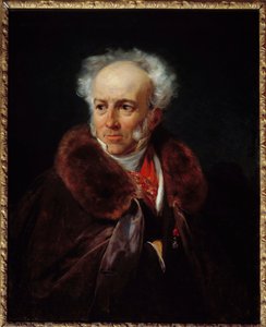 Portræt af maleren Jean Baptiste Isabey (1767-1855) Maleri af Emile dit Horace Vernet (1789-1863) 1828 Søn. 0,81x0,64 m af Emile Jean Horace Vernet