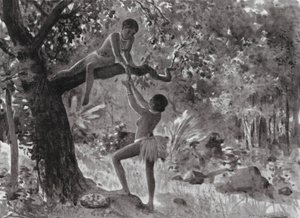 Livets tidlige morgen, Det daglige brød (litografi) af Horace van Ruith