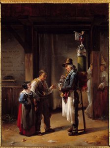 Coco-købmanden. Maleri af Hortense Lecot (1809-1868) af Hortense Lecot