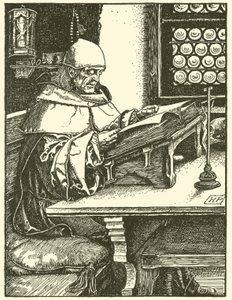 Fra Otto Of The Silver Hand (gravering)