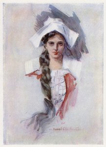 Illustration til Evangeline, A Tale of Arcadie, af Henry Wadsworth Longfellow (litho)