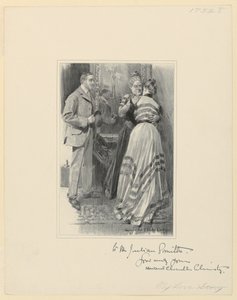 Jeg stod der ved målløs i min forvirring af Howard Chandler Christy